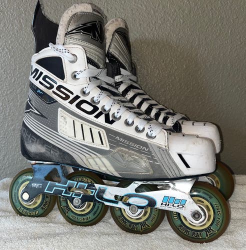 Mission Inhaler AC4 Inline Roller Hockey Skates - Senior Size 7D