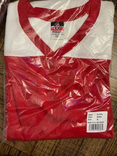 Red New XL Alleson Jersey