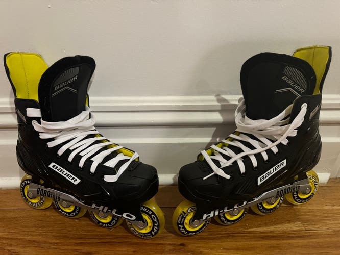 Used 1x For 10 Minutes! BAUER RS INLINE HOCKEY SKATES - SENIOR Size 7