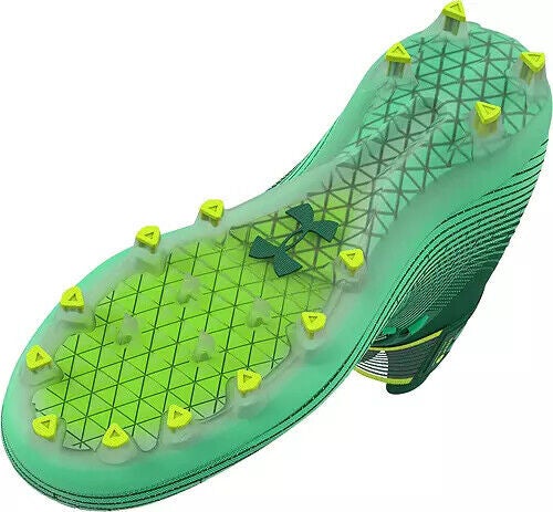 Under Armour Highlight MC Football Cleats Men's US Shoe SZ 9.5 Green 3023716