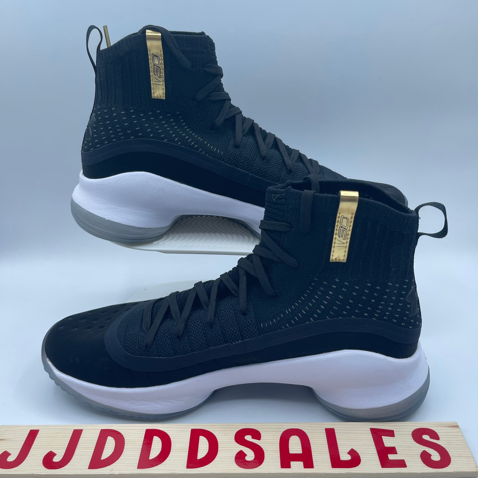 under armour curry 4 black white