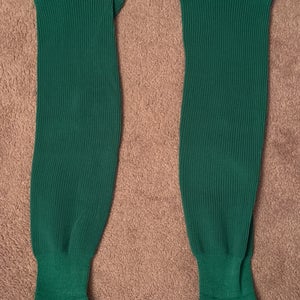 Green Knit Hockey socks