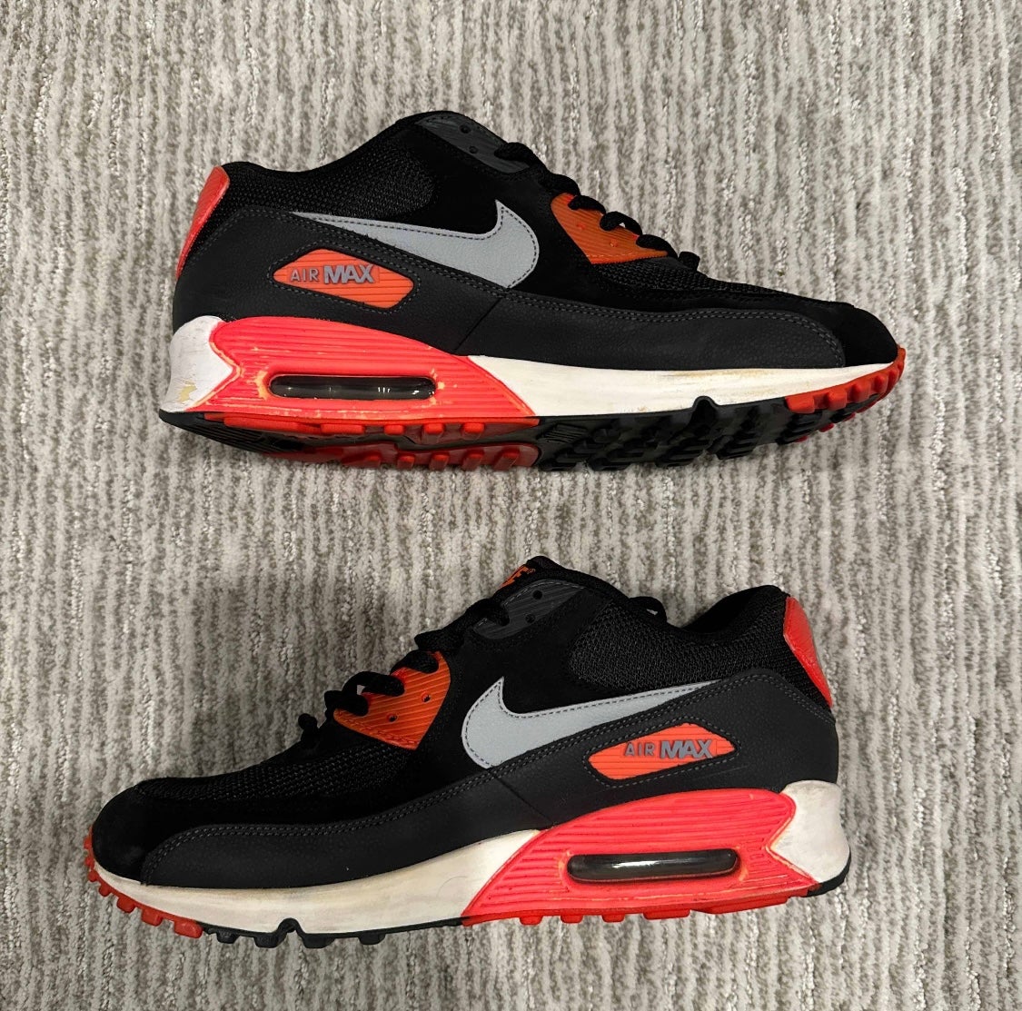 Nike Shoe Air Max 90 Essential Infrared Black Nike Air Max 90