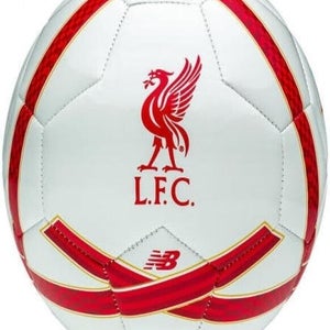 New Balance 2015-2016 Liverpool FC Size 5 Red White Training Soccer Ball New