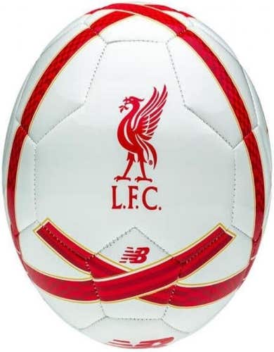 New Balance 2015-2016 Liverpool FC Size 5 Red White Training Soccer Ball New