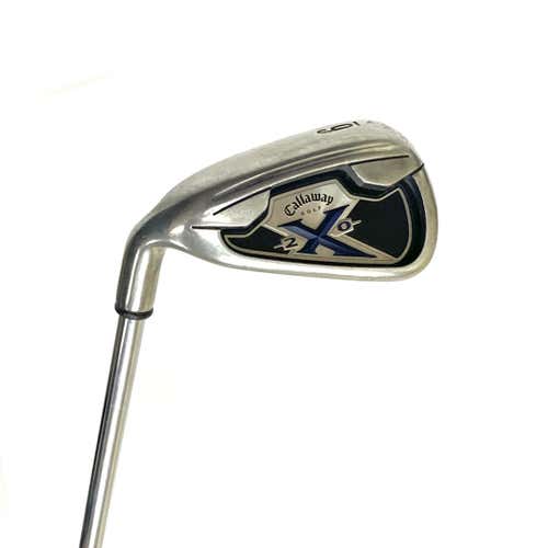 Used Callaway X20 Men's Left 6 Iron Uniflex Steel Shaft 11506-S000224443