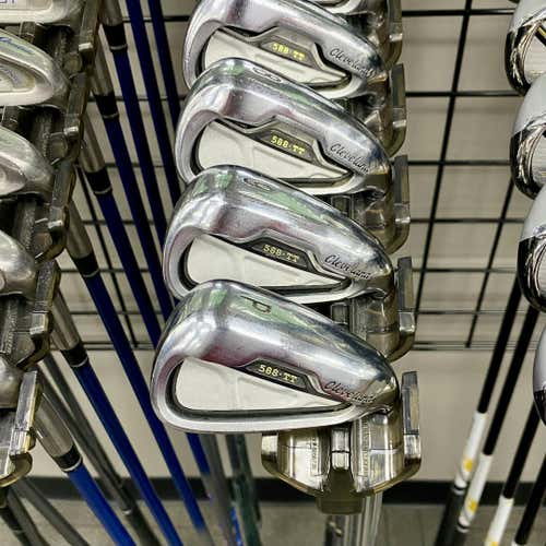 Used Cleveland 588 Tt Men's Right Iron Set 4i-pw Regular Flex Steel Shaft