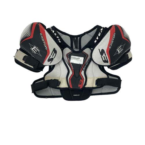 Used Easton S3 Stealth Hockey Shoulder Pads Youth Md