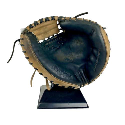 Used Rawlings Heart Of The Hide Proym4-23 Catcher's Mitt Right Hand Throw 34"