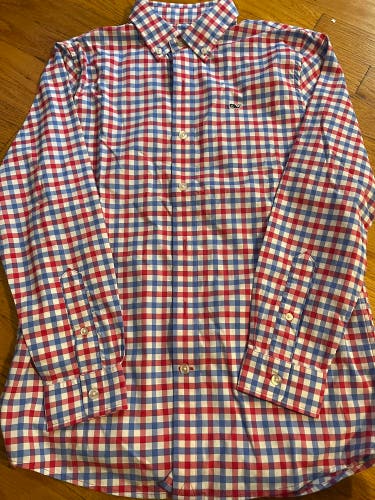 Vineyard Vines Boys Button down shirt size 12-14