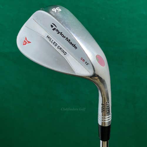 TaylorMade Milled Grind Chrome 56-12 56° Sand Wedge Stepped Steel Wedge Flex