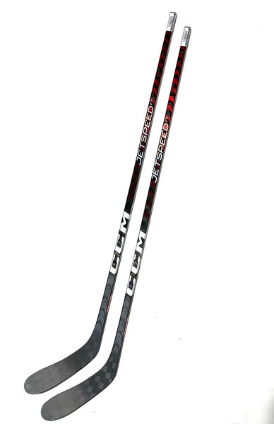 New 2 pack CCM Jetspeed FT5 Pro (red) Pro Stock - RH, P28, 75 Flex