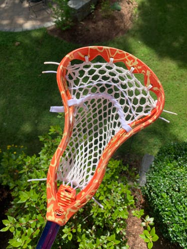 STX Proton Power Dyed Complete Lacrosse Stick Strung With Semi Soft Mesh