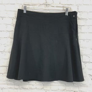 IZOD Golf Womens Woven Swing Size 8 Black Golf Skort Skirt NWT