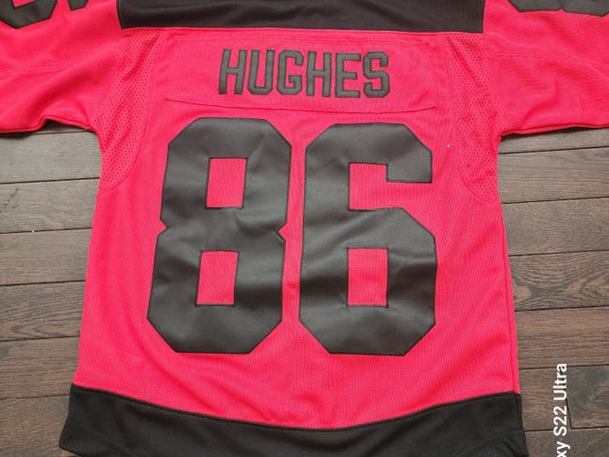 New (KIDS L/XL) JACK HUGES Devils Jersey
