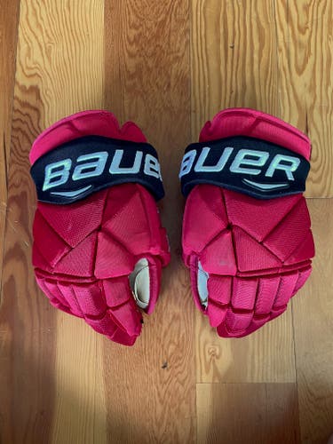 Used Bauer Vapor 1X Pro Lite Gloves 14" Pro Stock