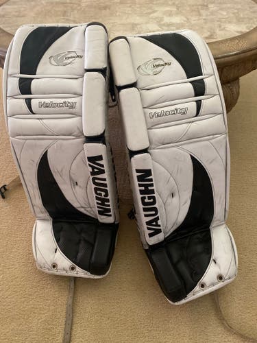 Used 36" Vaughn Velocity 7000 Goalie Leg Pads