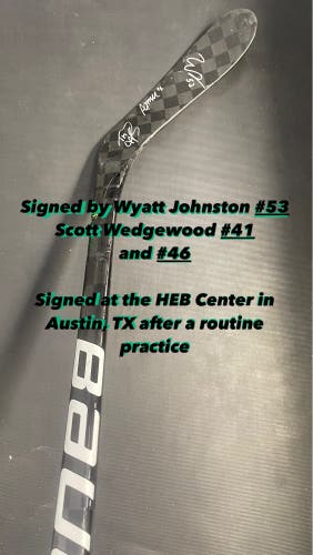 Dallas Stars Signed Wyatt #53 #41 #46 Bauer Right Handed P28  Vapor Hyperlite Hockey Stick