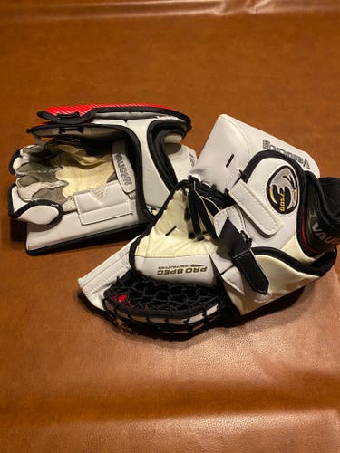 Used Vaughn Velocity 7500 catcher and blocker set