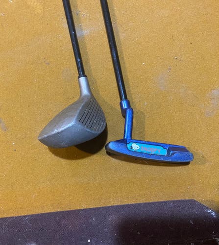 Snoopy Junior La Jolla Youth Putter + La Jolla Junior Metal Fairway 5-7 Combo