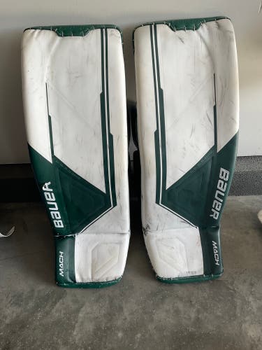 Used  Bauer Pro Stock MACH Goalie Leg Pads