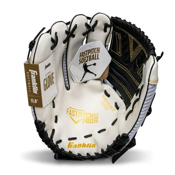 New Franklin FASTPITCH GLOVE RHT WT/WT 11 inch 11860-FRA22430