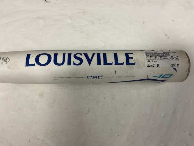 Used Louisville Slugger Wtlfplx18a10 31" -10 Drop Fastpitch Bat