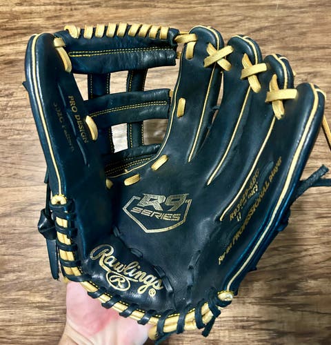 Right Hand Throw Rawlings R9 Baseball Glove 12.75"
