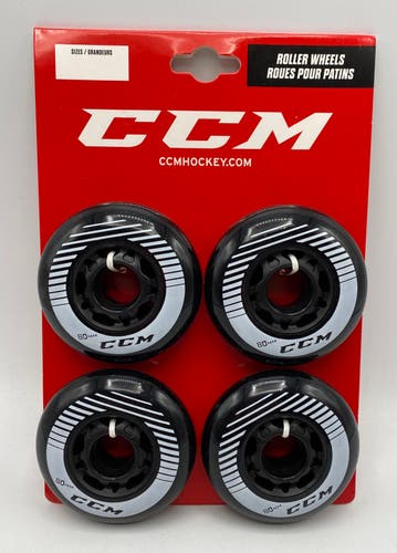 NEW CCM Outdoor Inline Wheels, 80mm, 4-Pack