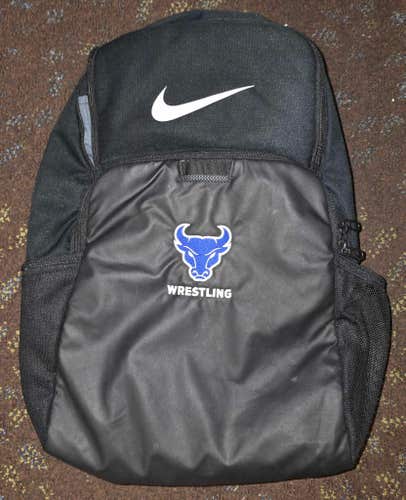 University of Buffalo Bulls Wrestling Team issued Game Used Backpack UB