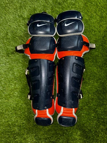 Nike Pro Catchers Shin Guards 17 Inch Illinois Team Issued