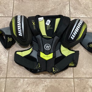 Used Small Senior Warrior Alpha QX Pro Shoulder Pads