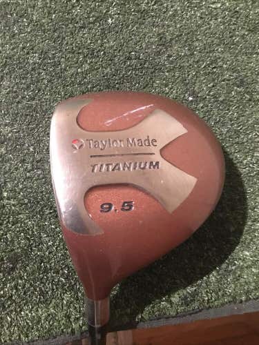 TaylorMade (Left Handed) Titanium 9.5* Driver Stiff S-90 Plus Graphite Bubble