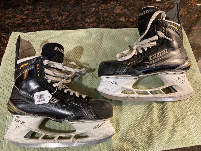 Used Senior Bauer Supreme MX3 Hockey Skates Regular Width 7