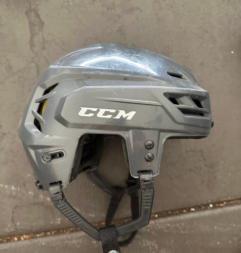 CCM Tacks 310 Gray Hockey Helmet Medium