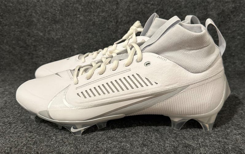 Men’s Nike Vapor Edge Pro 360 2 Football White Platinum DA5456 100  Size 9.5