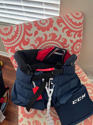 New Junior Large CCM Axis 1.5 Hockey Goalie Pants