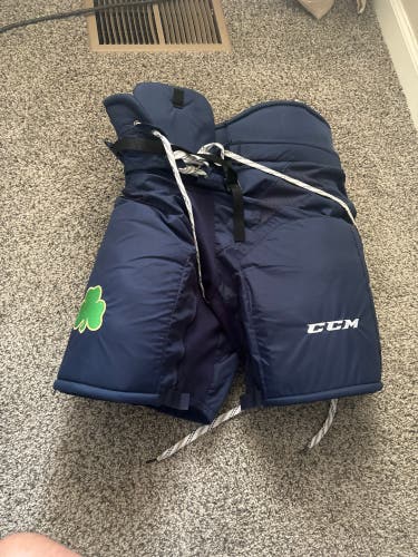 Used Senior CCM Pro Stock Notre Dame HP35 Hockey Pants