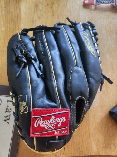Used 2021 Rawlings Outfield R9 Baseball Glove 12.75"