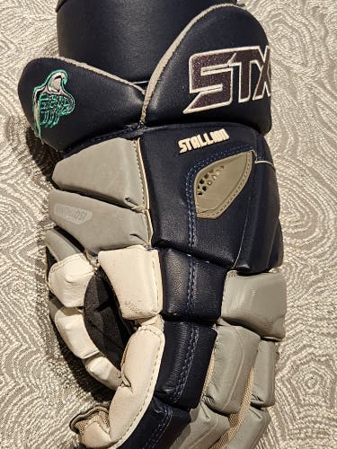 Used STX Lacrosse Gloves 13"