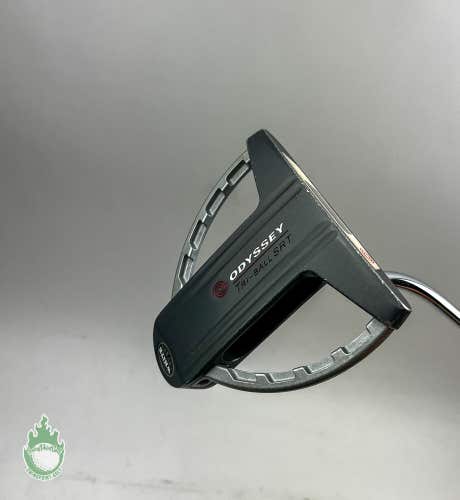 Used Right Handed Odyssey White Steel Tri-Ball SRT 35" Putter Steel Golf Club