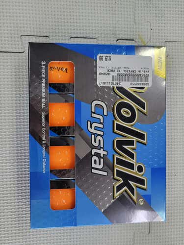 Used Volvik Crystal 12 Pack Golf Balls