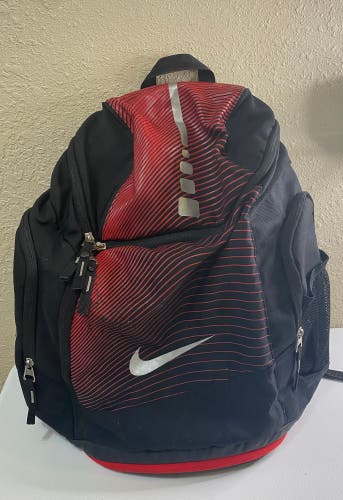 Nike Hoops Elite Max Air Backpack GR Black/University Red/Metallic Silver