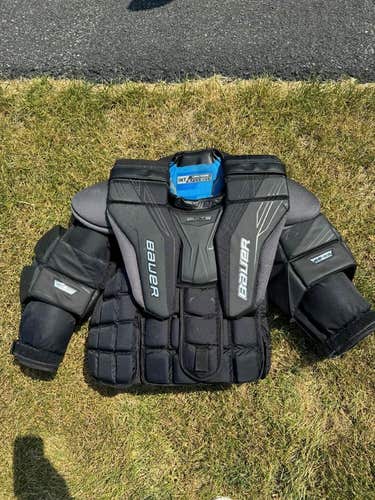 Used Large Bauer Elite Goalie Chest Protector