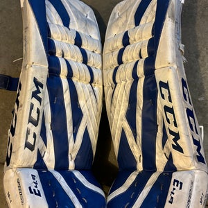 CCM EFlex 4.9 Goalie Leg Pads - Royal Blue - 30+1