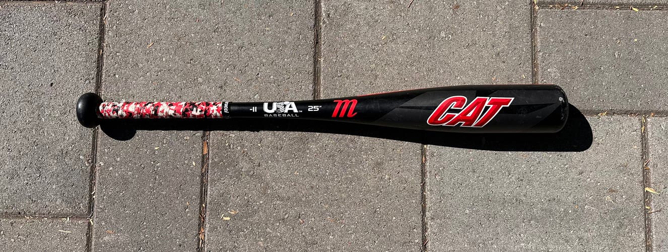 Used  Marucci (-11) 14 oz 25" CAT Tee Ball Bat