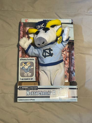 RARE UNC TAR HEELS Dancing Mascot 2001 Gemmy Mascots Collection