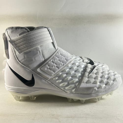 NEW Nike Force Savage Elite 2 TD Mens Football Cleats White Size 17 AH3999-100