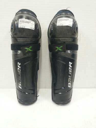 Used Bauer X 12" Hockey Shin Guards