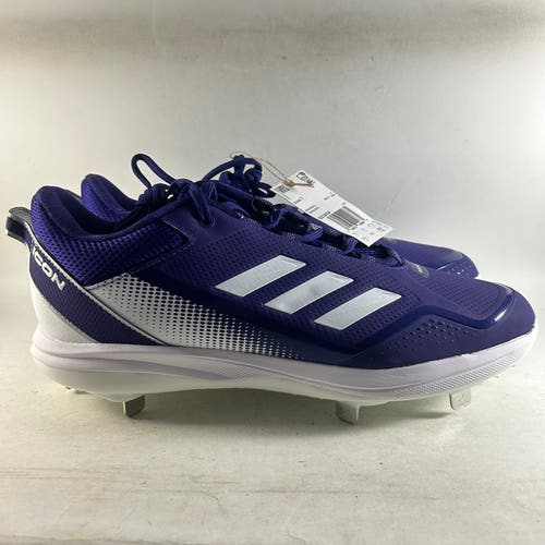 NEW Adidas Icon 7 Men’s Metal Baseball Cleats Purple Size 12.5 S23854